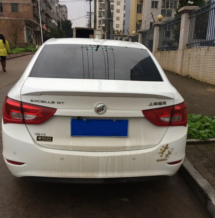 Для Excelle спойлер 2015-2017 Buick DLYC Спойлер ABS пластик Материал заднее крыло автомобиля