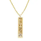 2020 Новый Diy ожерелья с буквой женские пользовательское имя ожерелье Первоначальный DIY слайдер прелести ожерелье кулон подарок