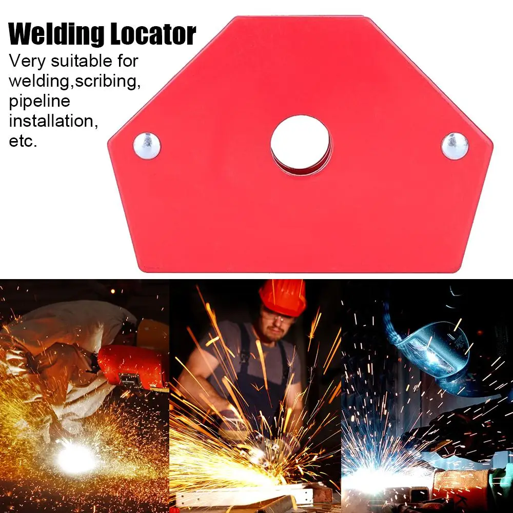 

Welding Holder Soldering Practical Durable Magnetic Red Fixing Handheld DIY Welding Locator Electric Tool Portable