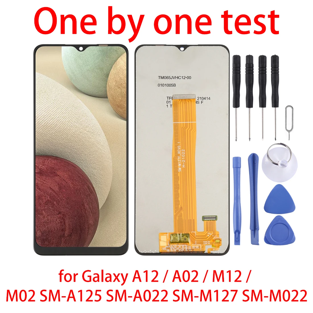 

For Galaxy A12 / A02 LCD Screen and Digitizer Full Assembly for Samsung Galaxy A12 A02 M12 M02 SM-A125 SM-A022 SM-M127 SM-M022