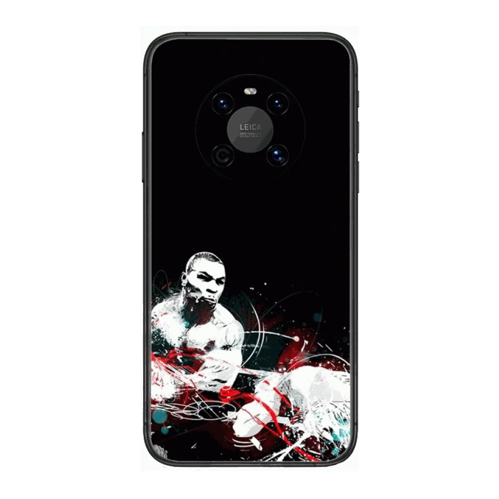 

Mike Tyson boxer Custommade Phone Case For Huawei mate 30 10 20 40 Lite Smart Z Pro Black Etui 3D Coque Painting Hoesjes case