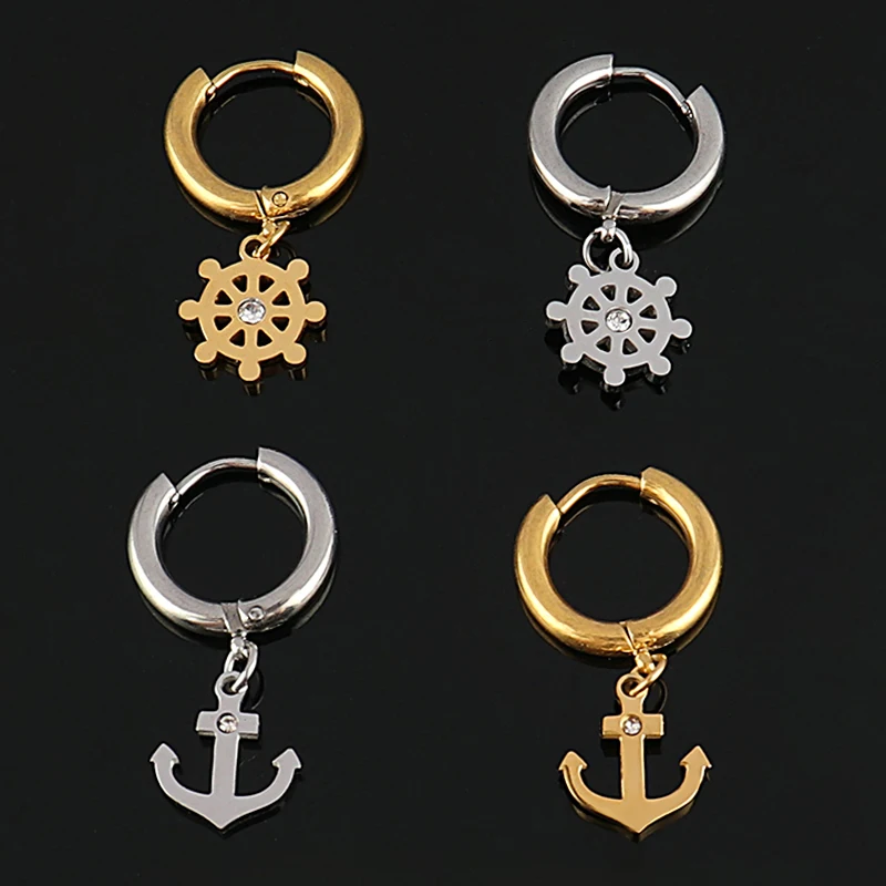 

Fashion Hoop Earrings for Women Stainless Steel Earrings Charm Earrings Geometric Earrings Pendant Earring Jewelry Earrings Gift