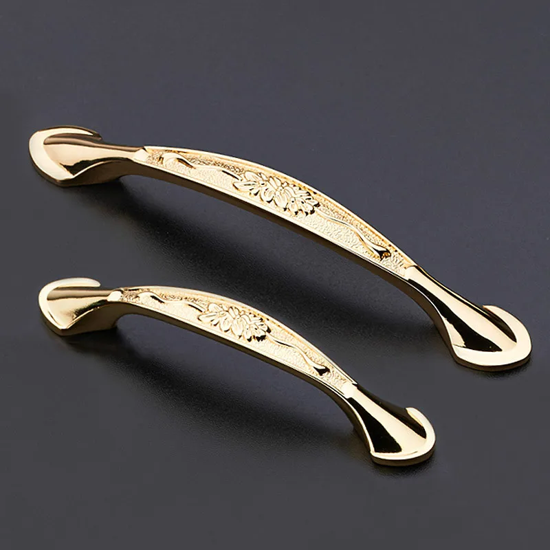 Door Handles Archaize of American style Europe is aureate pure copper shake handshandle modern rural drawer chest ambry door ful |