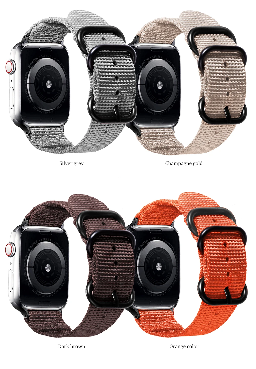 Для Apple watch, версии нейлоновый браслет 3/2/1 серии, спортивный браслет, 42 мм, 38 мм, наручных часов iWatch, браслет