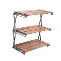 outdoor camping folding table storage rack multi functional portable picnic small object storage rack installation free