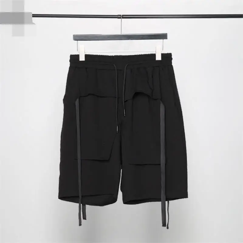 

Men's Sports Shorts Summer New Dark Symmetrical Pocket Splicing Design Personality Three-Dimensional Cutting Leisure Shorts