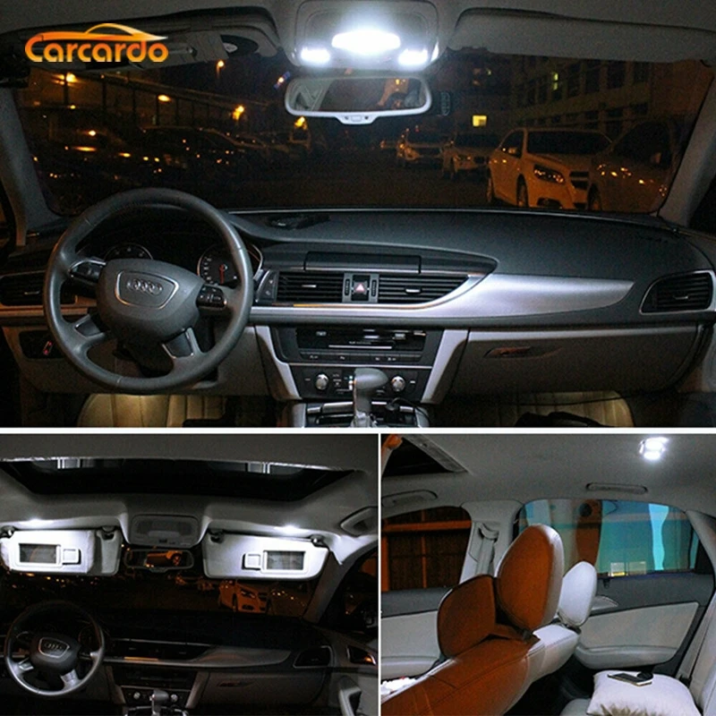 Carcardo T10 W5W светодиодный светильник шарик автомобиля Canbus лампа 57SMD автомобильный 194