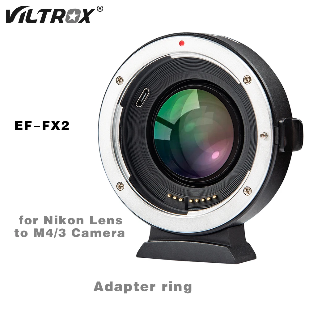 Viltrox EF-FX2 Auto Focus Lens Adapter Focal Reducer Booster 0.71x for Canon EF Lens to FUJIFILM X-T3 X-PRO2 X-T100 X-H1 X-A20