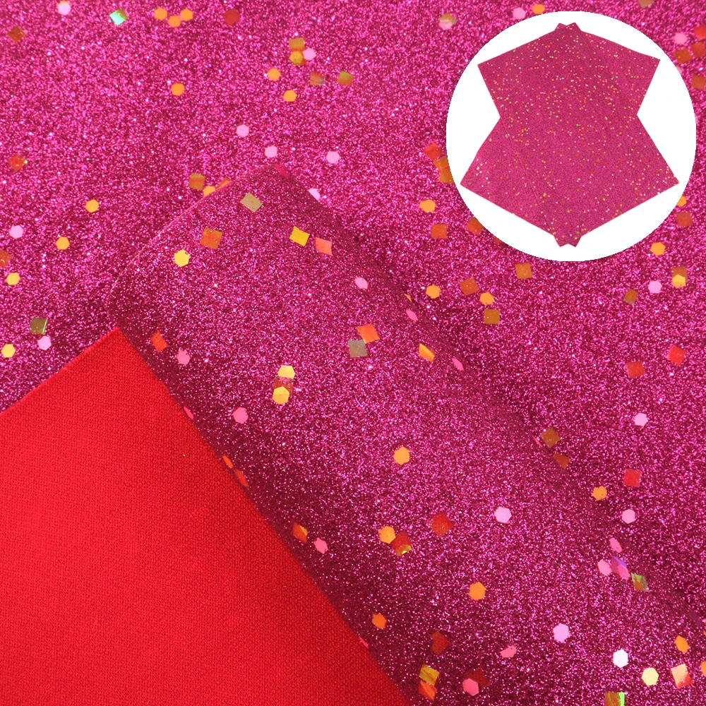 

Plain Color Fine Glitter Colorful Sequins Faux Leather ,DIY Handmade Materials For Making Handbag Crafts,1Yc8130