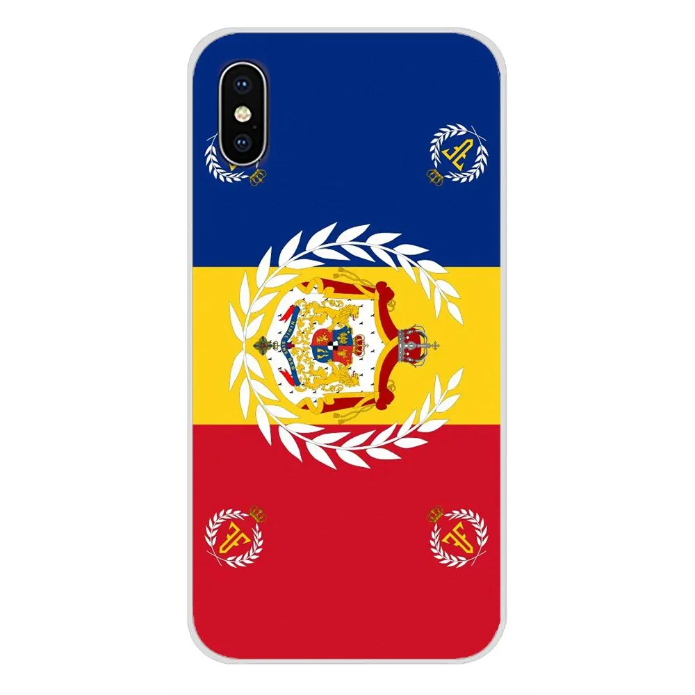 Прозрачный чехол из ТПУ с гербом национального флага Румынии для Samsung Galaxy J1 J2 J3 J4 J5