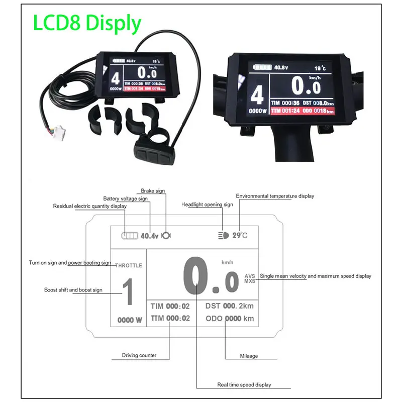 Переднее/заднее Бесщеточное моторное колесо для электровелосипеда 48 В 1000 Вт