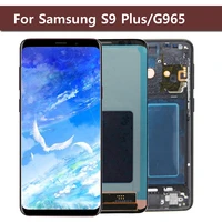 original display for samsung galaxy s9 g960f s9 plus g965f lcd display touch screen assembly replacement with frame for s9 lcd