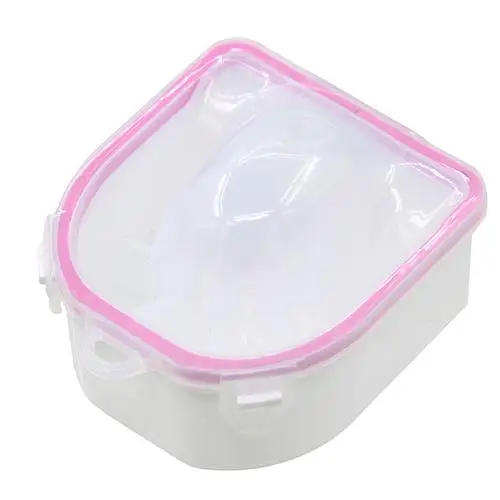 

2 Layers Finger Shape Nail Art Polish Remove Wash Soak Bowl Manicure Spa Tool