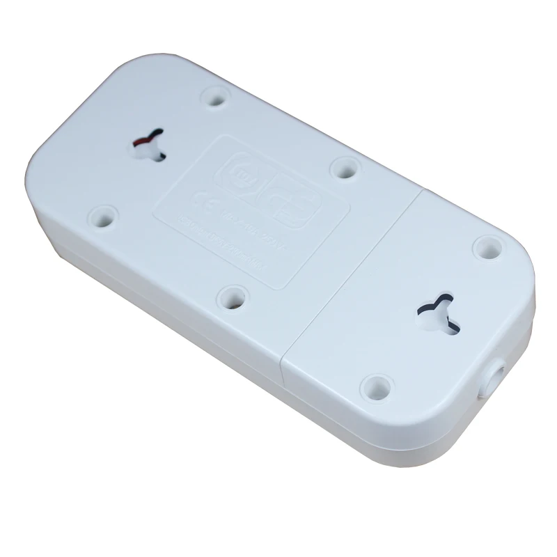 Фото Мощность полосы 2 EU Plug 1200 Вт 250V,5V 2A стены множественный разъем Порты и разъёмы в состоянии с 2 портами (стандарт Порты и разъёмы для мобильных ... №2