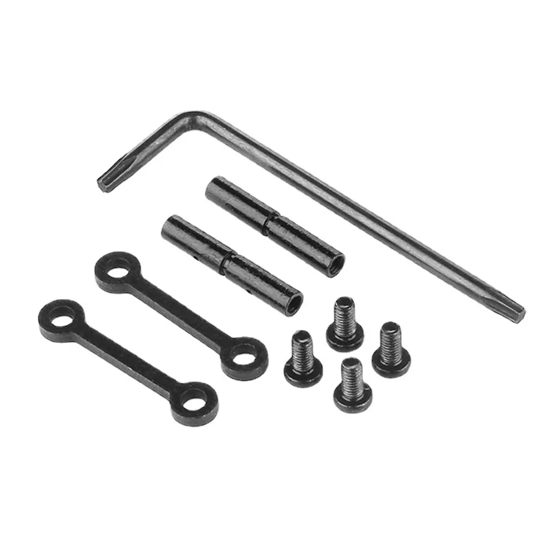 

Bugleman Airsoft M4 M16 Gun AR 15 2 Side-Plates Steel Anti Walk Rotation Pins .223/.308 Trigger Hunting Accessories