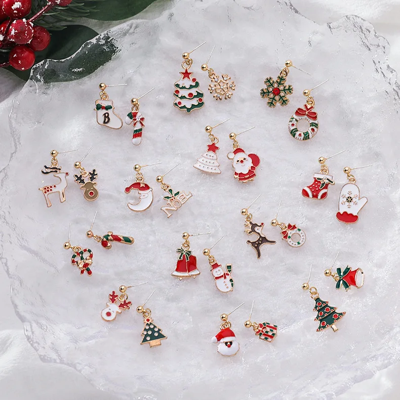 

New statement Christmas gift earrings for women alloy drop bell Elk Earrings 2020 fashion temperament earrings jewelry wholesale