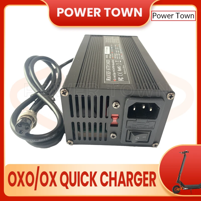 Quick Charger for OXO OX electric scooter 67.2V 5A | Scooter Parts &amp Accessories