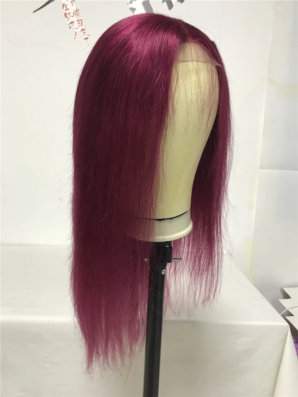 HairUGo, перуанские прямые волосы, 4*4, шнуровка, парик, жук, Омбре, человеческие волосы, парики для женщин, Remy, предварительно выщипанные, натуральные волосы
