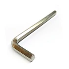 Шестигранный ключ 4 мм 20 шт., шестигранный ключ 4 мм, инструменты 45 # SteelL, никелированный ключ сделай сам, производитель крепежных элементов, H001