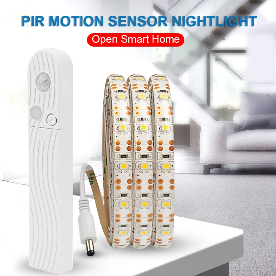 DC5V Светодиодные ленты светильник с датчиком движения Сенсор USB гибкая Диодная