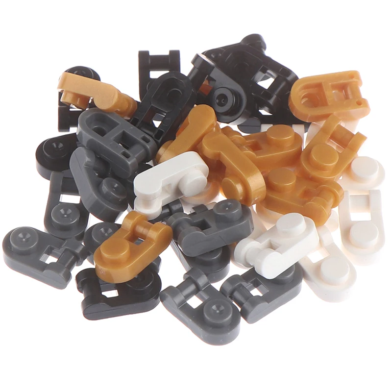 Умная круглая пластина 10 шт. 1x1 с ручкой одной стороны строительные блоки детали