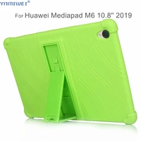 silicon case for huawei mediapad m6 10 8 2019 vrd l09 stand soft cover for medipad m6 pro funda case full body protect