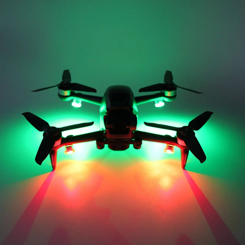 

4Pcs Red Green Night Flying Signal Lamp Navigation Light LED Flash Lights for Air 2/DJI FPV/Mini 2 Drone Accessories