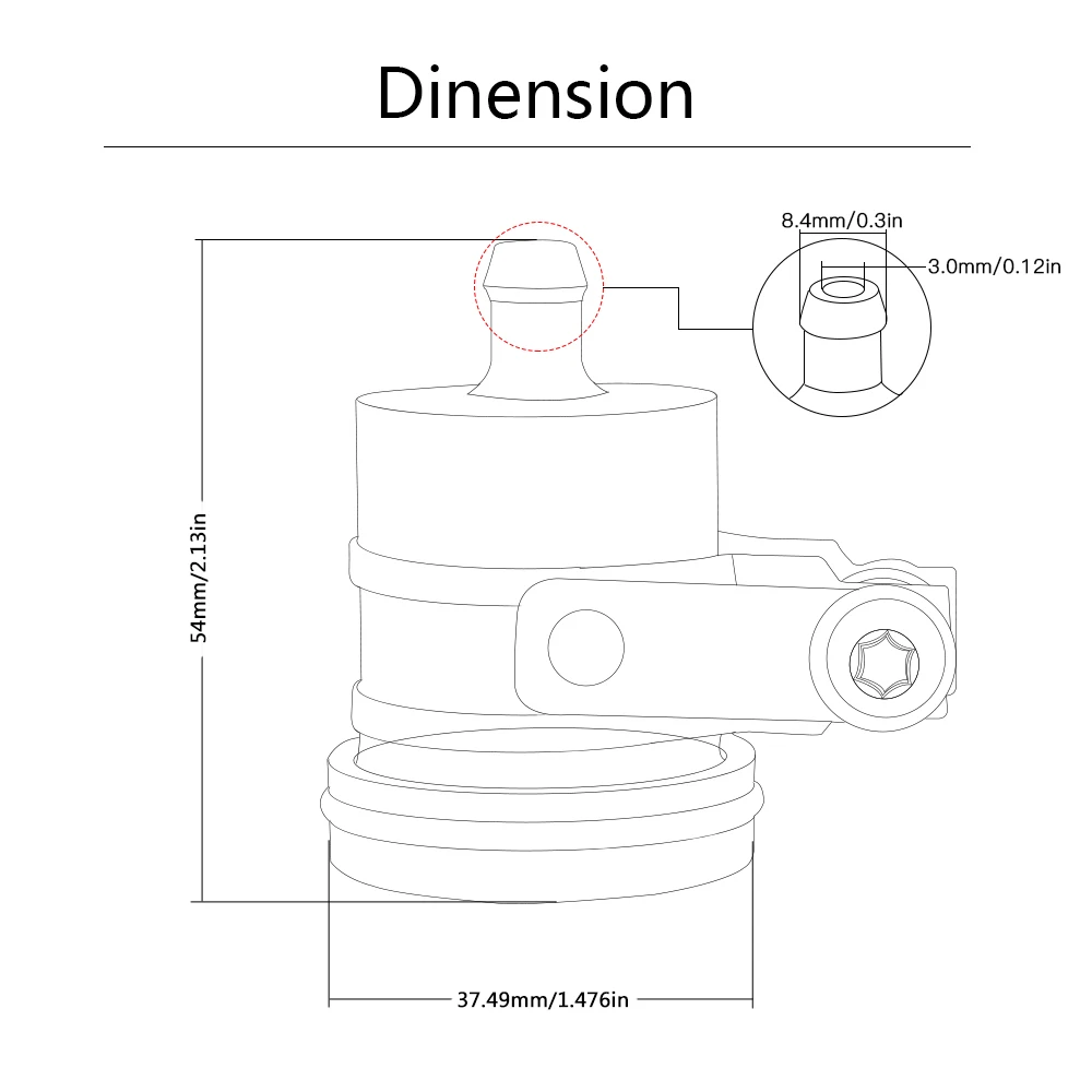 Универсальные аксессуары для мотоциклов бак сцепления цилиндр мастер масляная