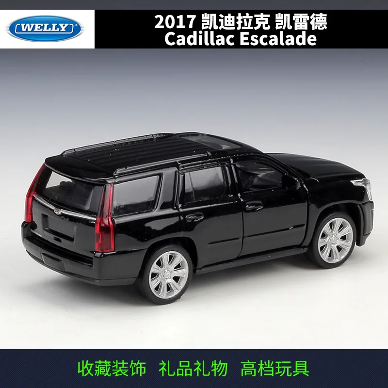 WELLY 1:36 2017 Cadillac Escalade сплав игрушки модели автомобилей|Наземный транспорт| |