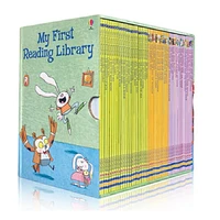 50 booksset usborne my first reading library english picture books baby early childhood words learning gift for kids