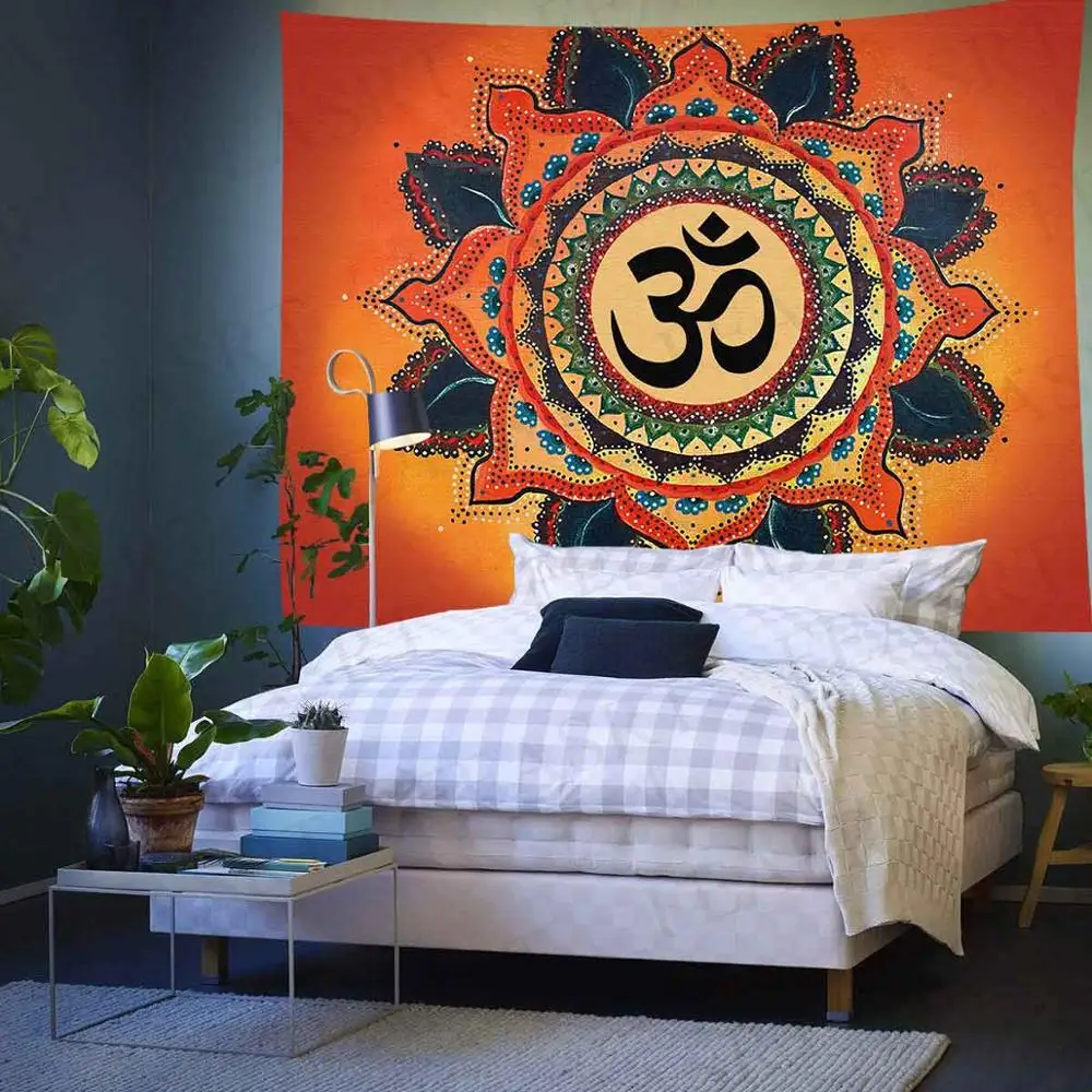 

Indian Hippie Mandala Tapestry Yoga meditation Art Wall Hanging Tapestries for Living Room Home Dorm Decor