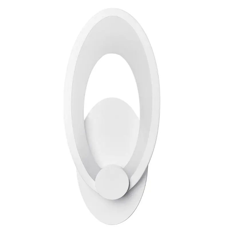 Светодиодный светильник современный акриловый настенный 12 Вт овальная форма для