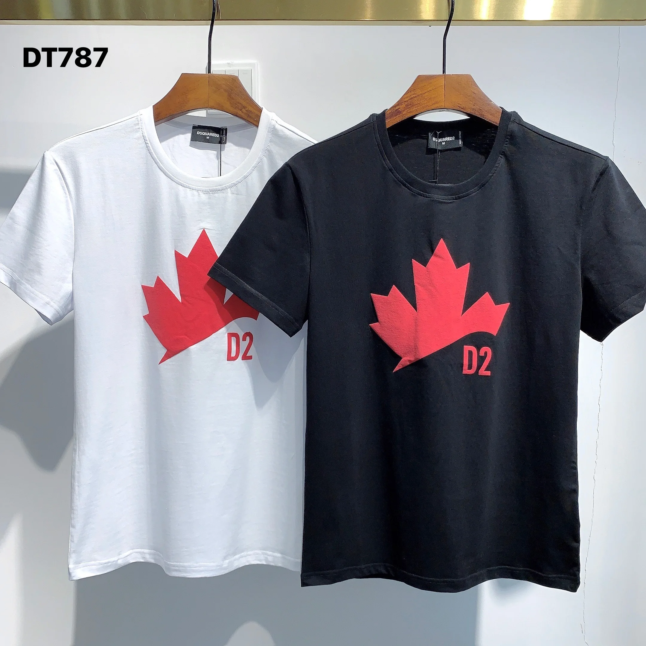 

2021 ss Dsquared2 Unisex Men Women Lovers Couple Style Fashion Cotton Short sleeve Round neck T-shirt boyfriend gift DY787