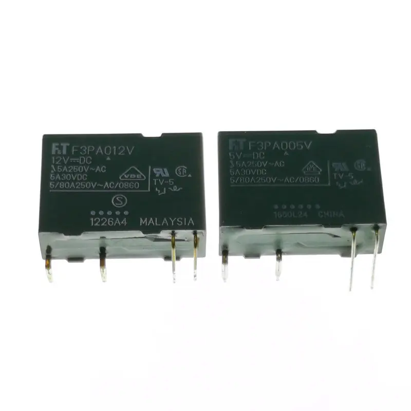2 шт. реле F3PA005V F3PA012V FTR-F3PA012V 5A 5V 12V DIP4 FTR-F3PA005V | Обустройство дома