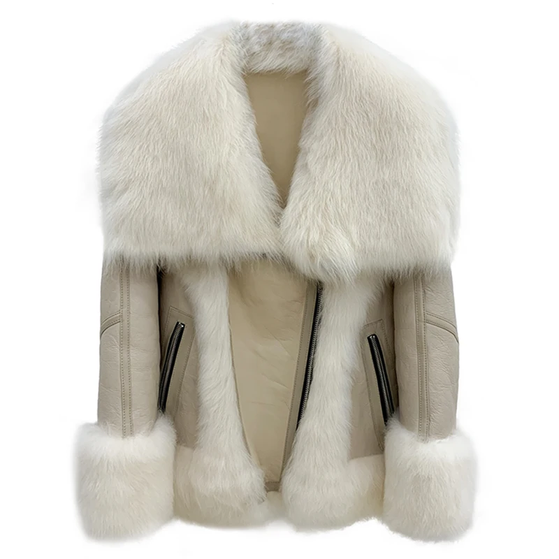 Пальто из натурального меха пальто овечьей кожи женская одежда 2020 корейские