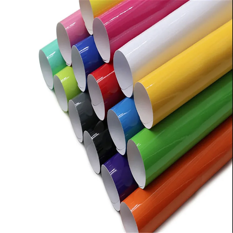 Яркая глянцевая виниловая Автомобильная оберточная наклейка черно белая пленка