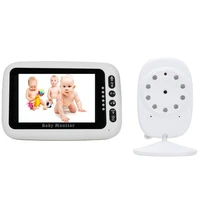 2022 wireless camera baby monitor night vision 2 4lcd inter phone function 2 way speak music player