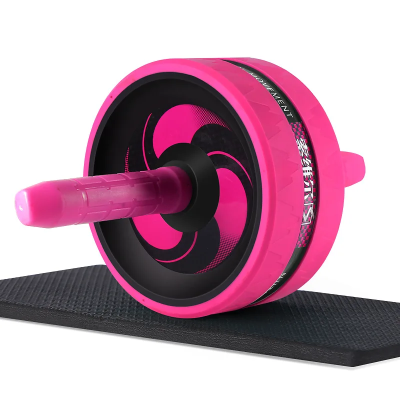 New Hot No Noise Abdominal Wheel Ab Roller Trainer Muscle Stimulation Fitness Equipment Gym Exercise Men Body Building 4 Colors |