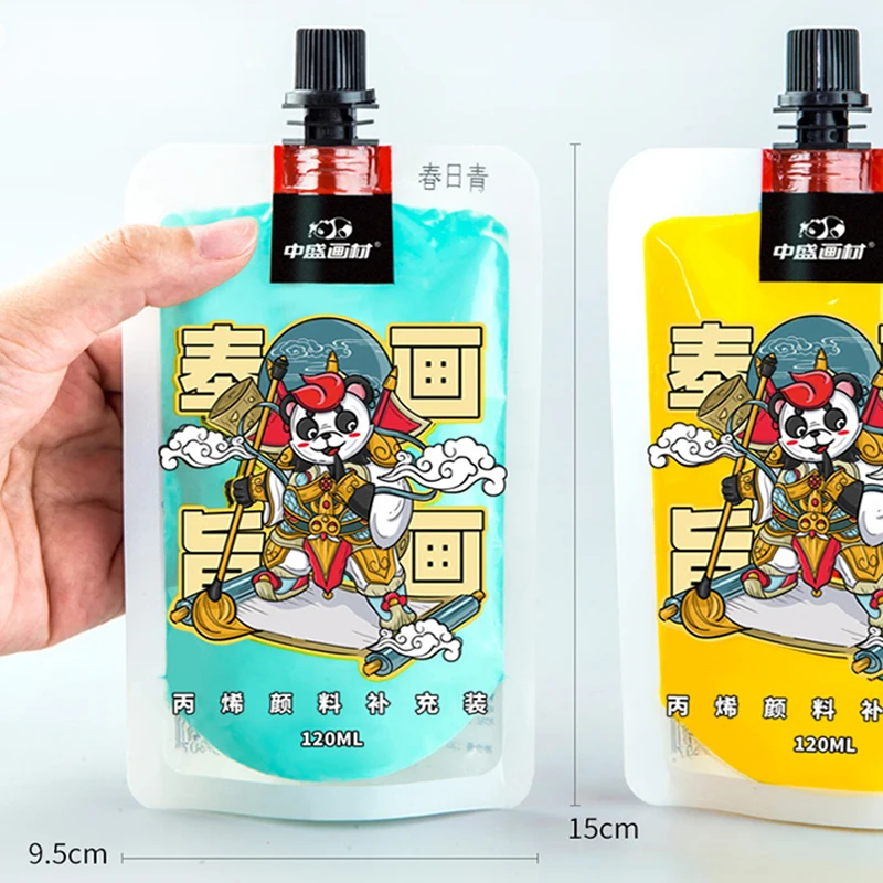 Профессиональные акриловые краски 120 мл пигмент для рисования художественной