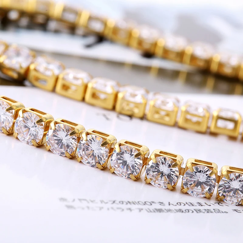 Feilang AAAAA 100 см/шт. Круглый Кристалл Циркон коготь цепи кристально чистые Стразы