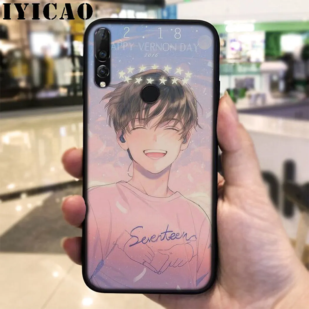 IYICAO Vernon meme Soft Phone for Huawei P8 P9 P10 P20 P30 Lite Pro P Smart Z Plus 2019 Cover |