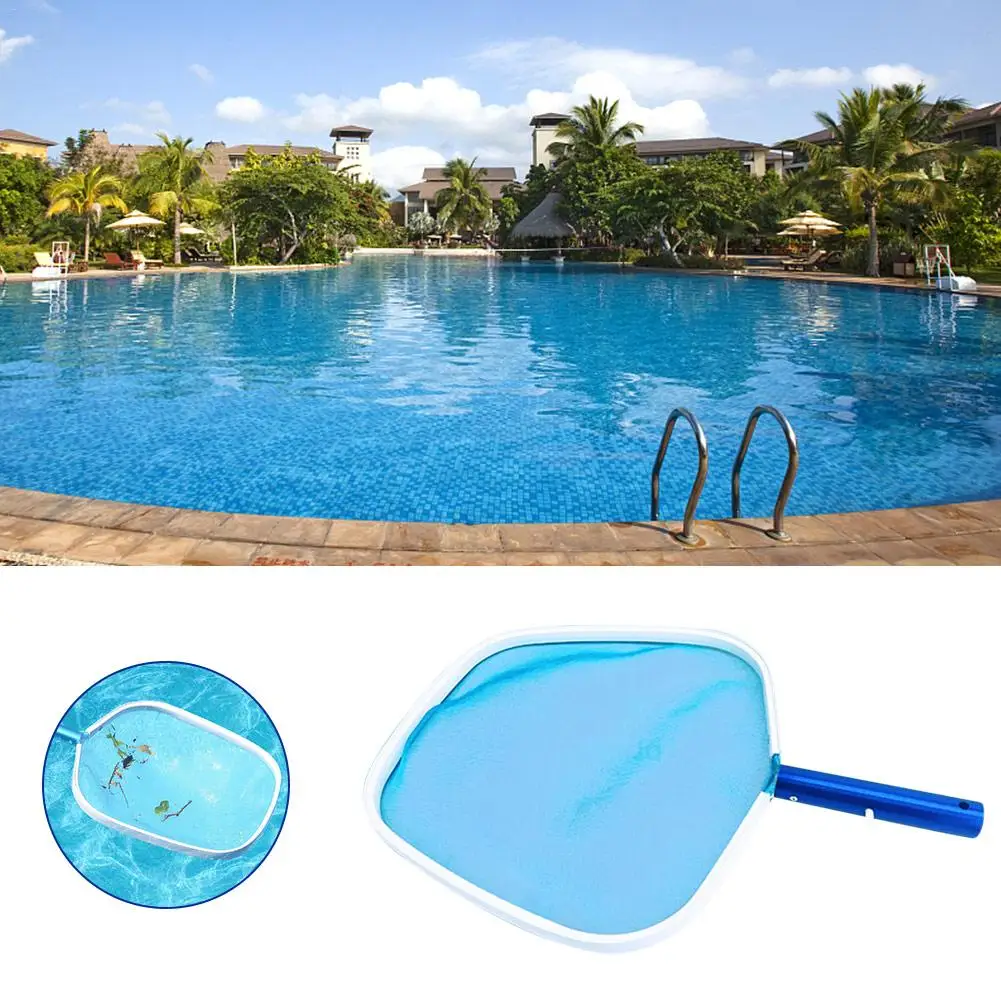 Очищающая сетка для бассейна средство чистки листьев аквариума с алюминиевыми