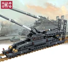 3846 шт., немецкая модель строительных блоков в стиле милитари