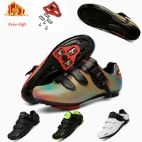 2021 professional cycling sport shoes outdoor road riding bike sneakers men lightweight mtb bicycle self locking cleat shoes