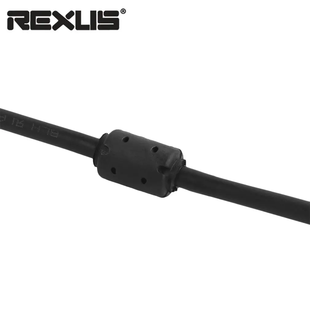REXLIS VGA кабель HD 15 Pin папа-папа Удлинительный шнур для компьютера ПК ноутбук