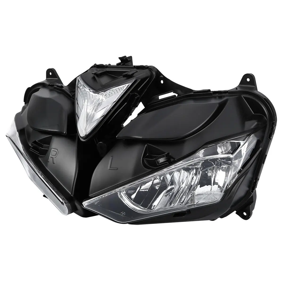 

Передняя фара в сборе, фара для Yamaha YZFR3 R25 2013 2014 2015 2016 черная