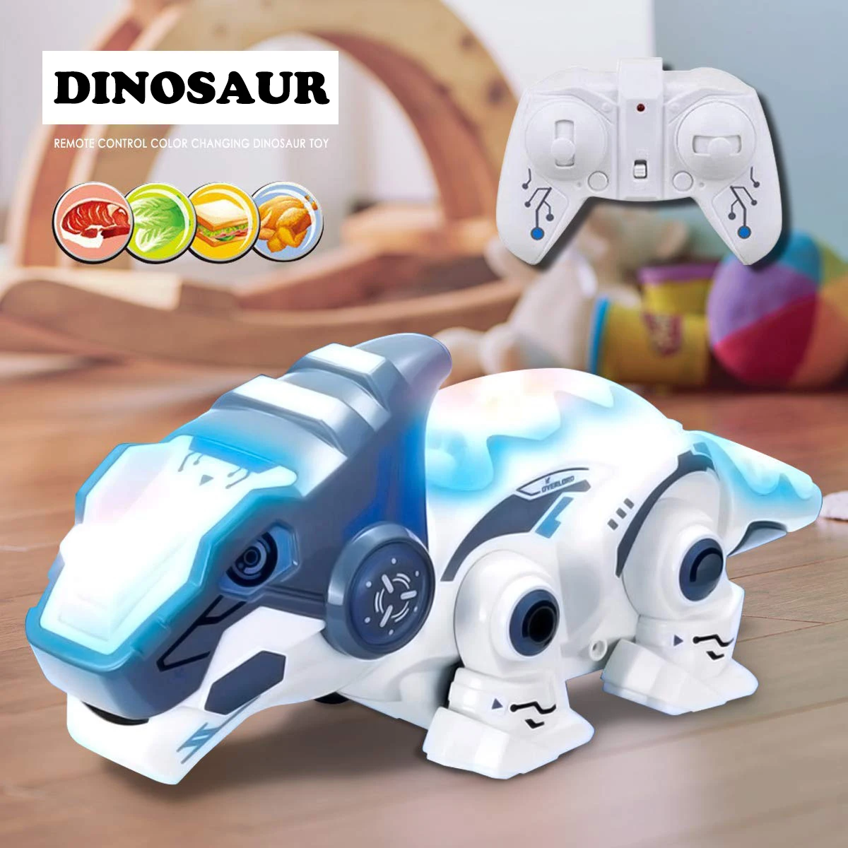 Динозавр RC игрушка, умный динозавр Роботизированные Игрушки, пульт дистанционного управления умный Роботизированный динозавр с телескопическим языком электронные игрушки для домашних животных