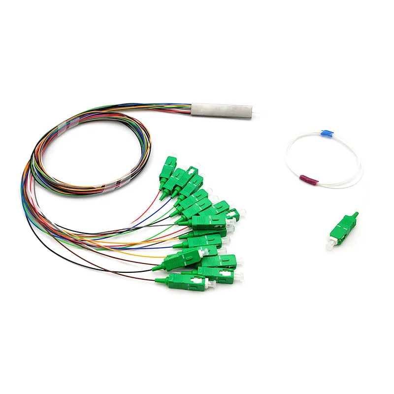 Одномодовый волоконно оптический G657A1 PVC 1 5 м FTTH 0 9 мм Мини PLC сплиттер 1x16 SC APC