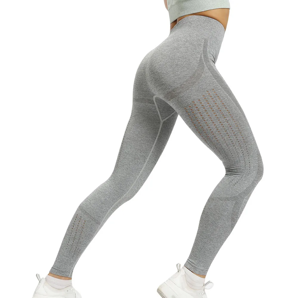 Yoga Pants Women's Outdoor Sports High Elastic Tight Buttock Women Compression Leggings Sport Fitness | Спорт и развлечения