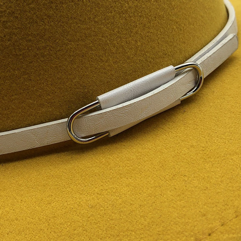 Новинка 2020 Распродажа женских и мужских шерстяных фетровых шляп декоративная